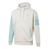 Puma Retro Colorblock Knit Hooded Logo Jacket White