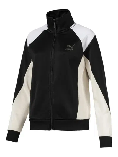 Puma Retro Track Sweatshirt In Black
