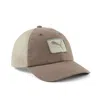 Puma Retro Trucker Cap In Brown