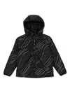 Puma Reversible Padded Jacket In Black