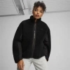 Puma Reversible Women's Sherpa Jacket In Black