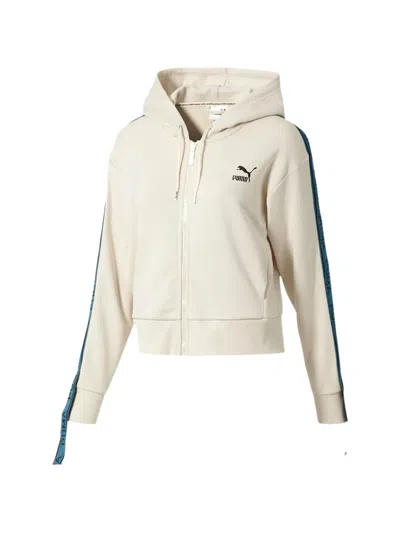Puma Revolt Full-zip Hoodie In Neutral