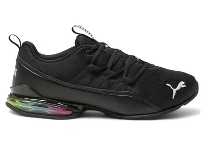 Pre-owned Puma Riaze Prowl Black Rainbow (women's) Sneakers In  Black/frosted Dew