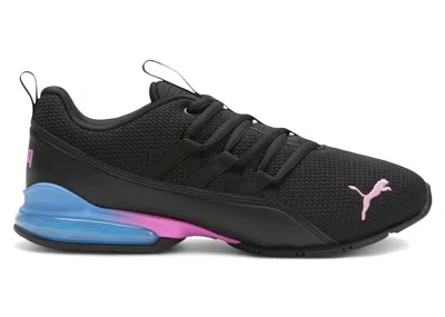 Pre-owned Puma Riaze Prowl Fade Black Light Blue (women's) Sneakers In  Black/mauve Pop/team Light Blue