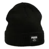 Puma Ribbed Classic Cuff Beanie Hats 'black'