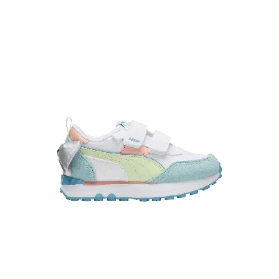 Pre-owned Puma Rider Fv Bow Little Kid 'pistachio Light Aqua' In Green