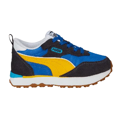 Pre-owned Puma Rider Fv Essential Little Kid 'royal Yellow' In Blue