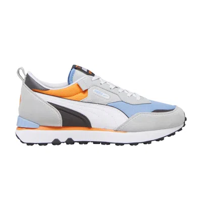 Pre-owned Puma Rider Fv 'future Vintage - Grey Blue Orange' | Men's Size 10.5