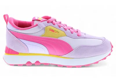 Pre-owned Puma Rider Fv Future Vintage (women's) Sneakers In Light Lavender/glowing Pink In Multi