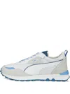 Puma Rider Fv Vacation "grey/blue" Sneakers In White