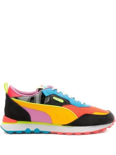 Puma Rider Multi-panel Sneakers In Orange