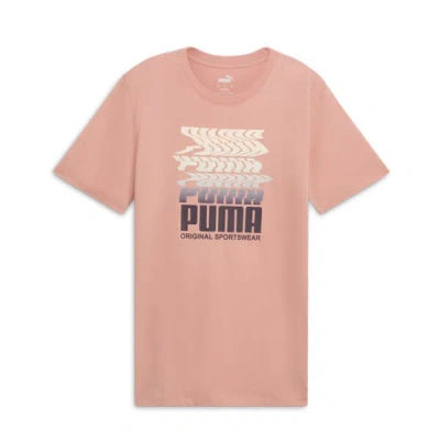 Puma Ripple Men's T-shirt In Deeva Peach