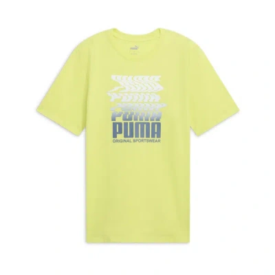 Puma Ripple Men's T-shirt In Lime Sheen