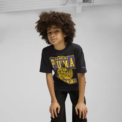 Puma Kids' Rival Rage T-shirt Ii In Black