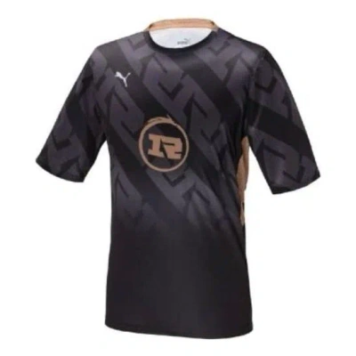 Puma Rngm T-shirt 'black Grey White Gold'