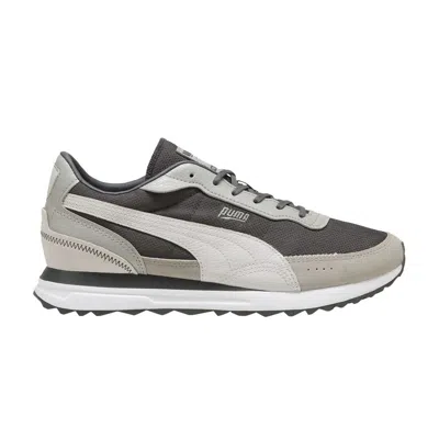 Pre-owned Puma Road Rider Lux 'shadow Smokey Grey' | Men's Size 11 In Gray