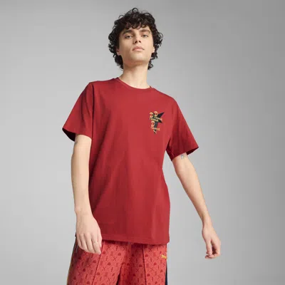 Puma Road To Unity Men's Graphic T-shirt In Red