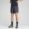 Puma Road To Unity Men's Relaxed 6" Woven Shorts In Blue