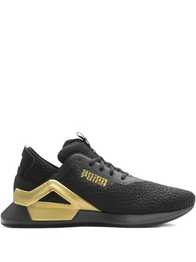 Puma Rogue X Metallic Sneakers In Black