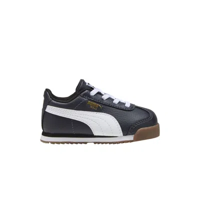 Pre-owned Puma Roma 24 Standard Toddler 'navy White' | Blue | Infant Size 10