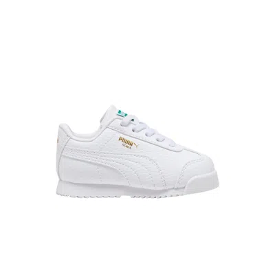 Pre-owned Puma Roma 24 Standard Toddler 'white' | Infant Size 9