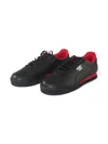 Puma Roma Basic Gs "black/red" Sneakers In Black