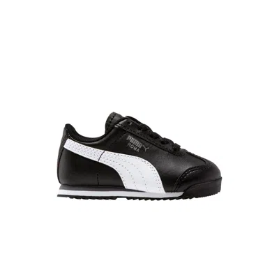 Pre-owned Puma Roma Basic Infant 'black White' | Infant Size 4