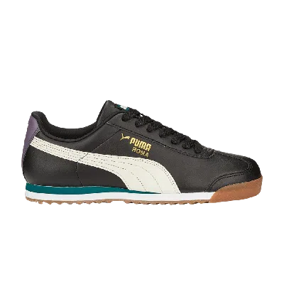 Pre-owned Puma Roma Basic Plus 'white Varsity Green'