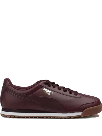 Puma Roma Basic "purple" Sneakers In Brown