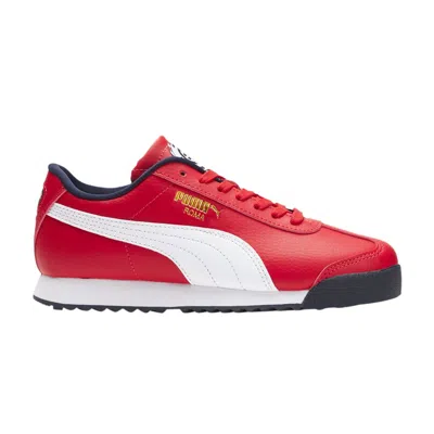 Pre-owned Puma Roma Big Kid 'country Pack - Usa' | Red | Kid's Size 6.5