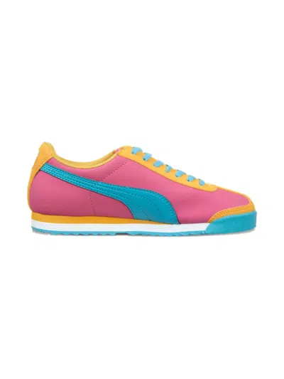 Puma Kids' Roma Lace-up Trainers In Multi