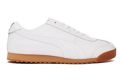 Pre-owned Puma Roma Maison Kitsune White Gum In White/white