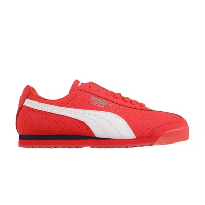 Pre-owned Puma Roma Nbk Perf 'high Risk Red' | Men's Size 8