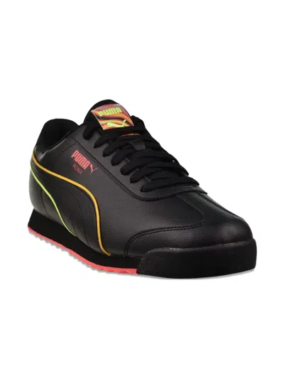 Puma Kids' Roma Stripe Sneakers In Black