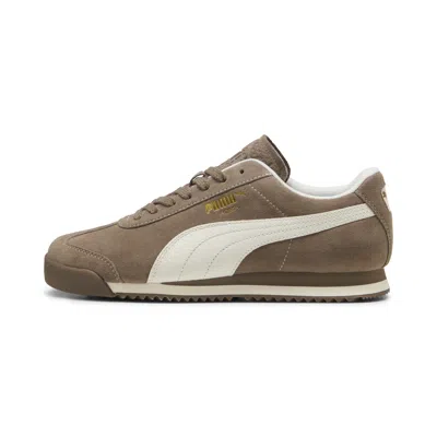 Puma Roma Suede Men's Sneakers In Brown