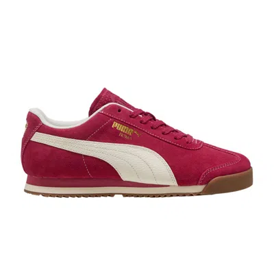 Pre-owned Puma Roma Suede 'port Warm White Gum' | Red | Men's Size 7