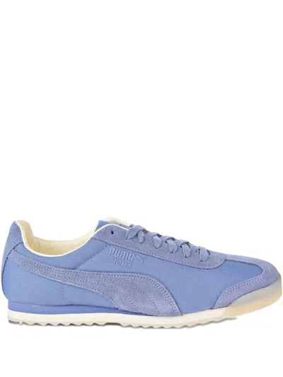 Puma Roma Suede Sneakers In Blue