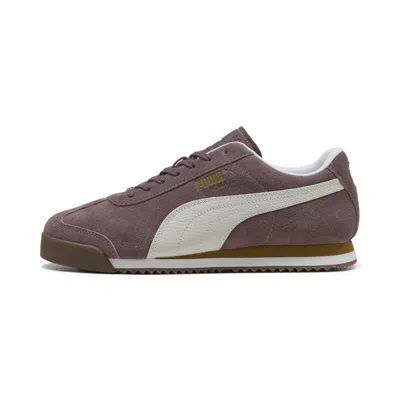 Puma Roma Suede Sneakers In Purple