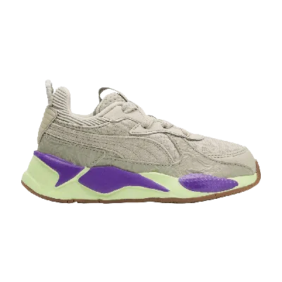 Pre-owned Puma Ron Funches X Rs-x Little Kid 'be Seen' In Grey