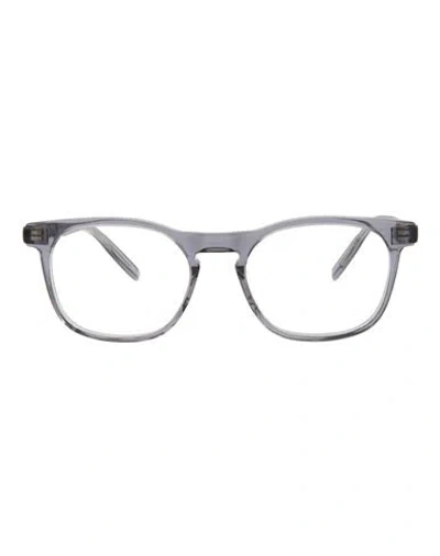 Puma Round-frame Acetate Optical Frames Eyeglass Frame Grey Size 50 Acetate In Gray