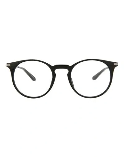 Puma Round-frame Injection Optical Frames Eyeglass Frame Black Size 49 Plastic Material, Titanium