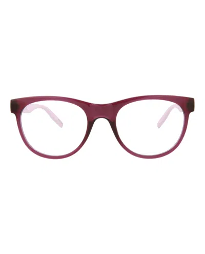 Puma Round-frame Injection Optical Frames In Red
