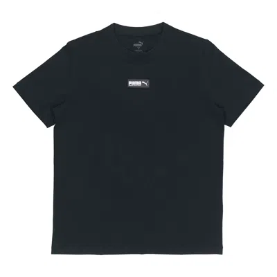 Puma Round Neck Sports Short Sleeve Black