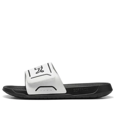 Puma Royalcat Comfort 2 Slides 'white Black' In Silver