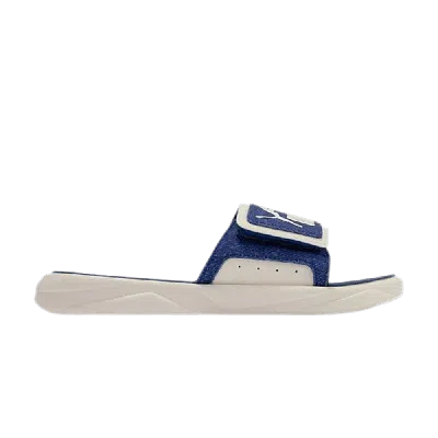 Pre-owned Puma Royalcat Comfort Slides 'denim' In Cream