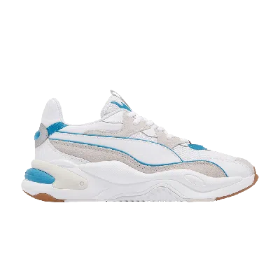 Pre-owned Puma Rs-2k Futura 'white Atomic Blue'
