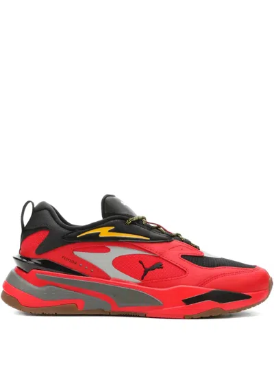 Puma Rs-fast "flames" Sneakers In Red