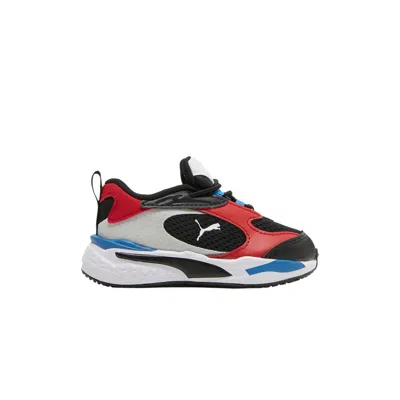 Pre-owned Puma Rs-fast Infant 'black Urban Red' | Infant Size 8