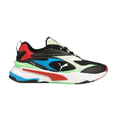 Pre-owned Puma Rs-fast Jr 'black Elektro Green'