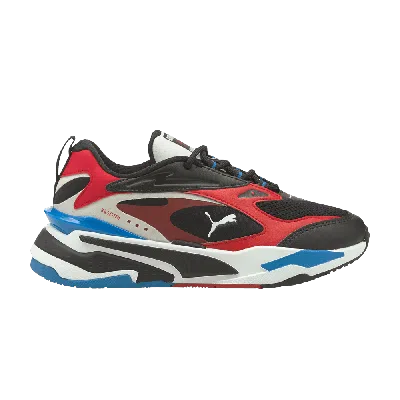 Pre-owned Puma Rs-fast Jr 'black Urban Red'